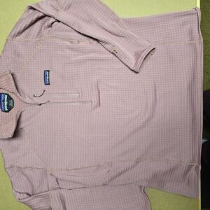 Patagonia Pink Quarter-Zip Pullover